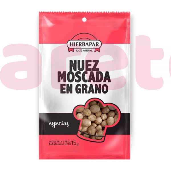 HIERBAPAR NUEZ MOSCADA GRANO 15 GR