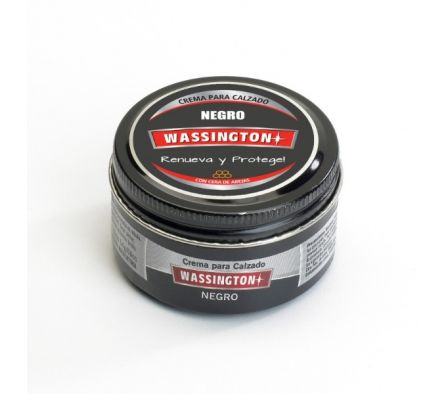 CREMA PARA CUERO NEGRO WASSINGTON 60CC