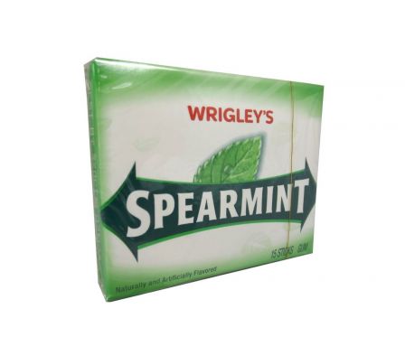 WRIGLEY CHICLES SPEARMINT SLIM PACK 15S.*10