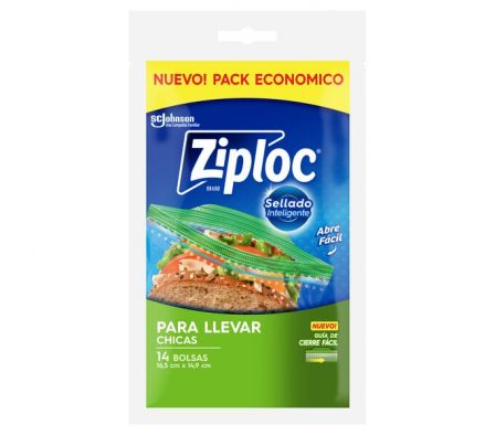 BOLSAS HERMETICAS ZIPLOC 14UNI