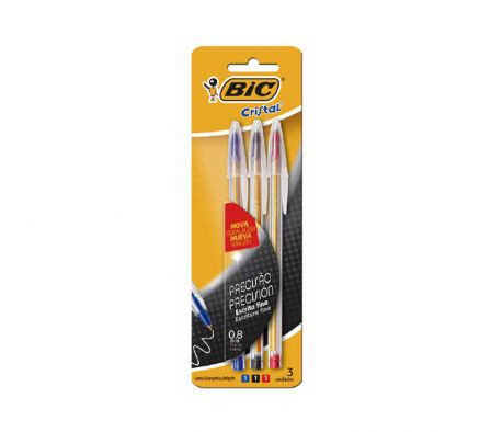 BOLIGRAFO BIC FINE PLUS 1R-1A-1N BLIST 3 UNDS