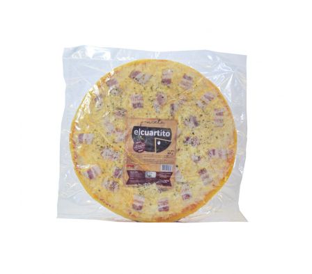 PIZZA EL CUARTITO PANCETA CONG 617GR