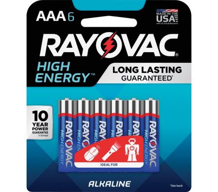 PILA ALCALINA RAYOVAC AAAX6