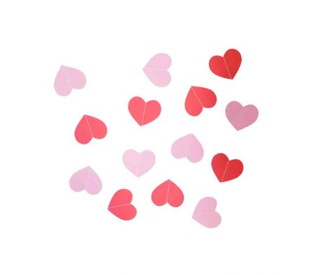 COLGANTE DECORATIVO CORAZONES P/FIESTA