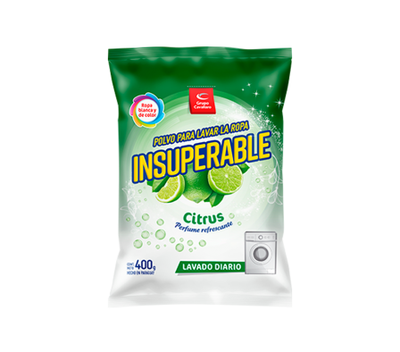 JABON POLVO INSUPERABLE CITRUS  X 400 GRS