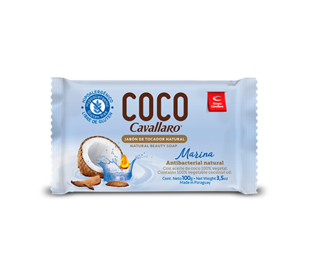 JABON TOCADOR CAVALLARO  COCO MARINA X 100GR