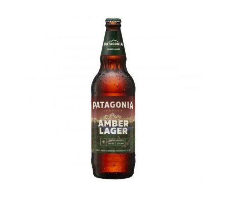 CERVEZA PATAGONIA  AMBER LAGER 730 ML X UN