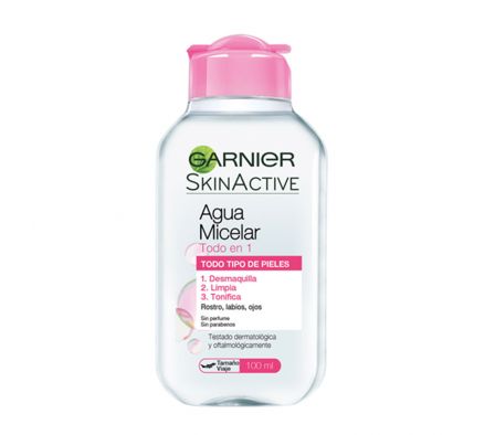AGUA MICELAR GARNIER SKINACTIVE TODO EN 1 100ML