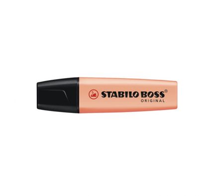 MARCADOR STABILO BOSS DURAZNO CREMOSO X UND BLIST