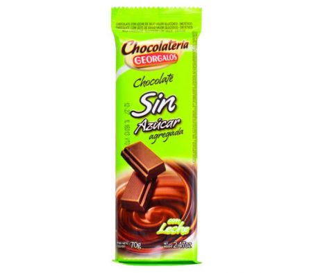 GORGALOS CHOCOLATE CON LECHE SIN AZUCAR 70GR