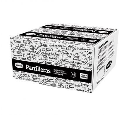 GUARANI HAMBURGUESA PARRILLERA 24 UND*