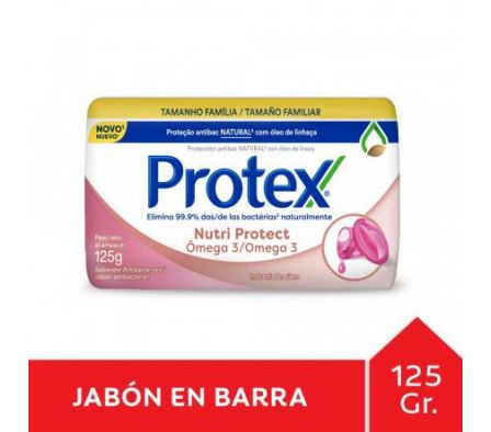 JABON TOCADOR PROTEX OMEGA 3 X 125 GRS