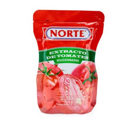 EXTRACTO TOMATE NORTE  DOYPACK 140 GR 
