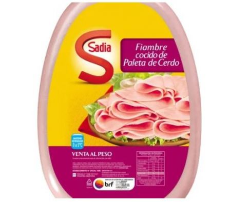 PALETA COCIDA SADIA DE CERDO X KG.