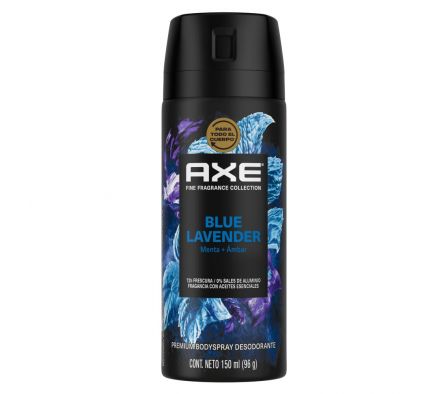 DESODORANTE AXE LAVANDA AZUL AEROSOL 150ML