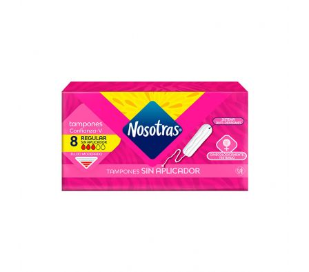 TAMPONES NOSOTRAS CONFIANZA V  REGULAR 8UN