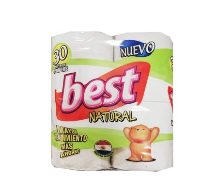 PAPEL HIG. ELITE HOJA SIMPLE 30MTS 4UNID