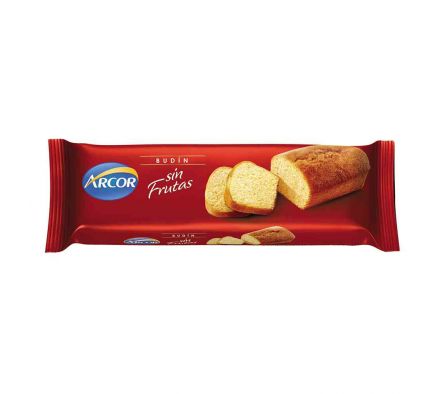 BUDIN ARCOR SIN FRUTA 215GR
