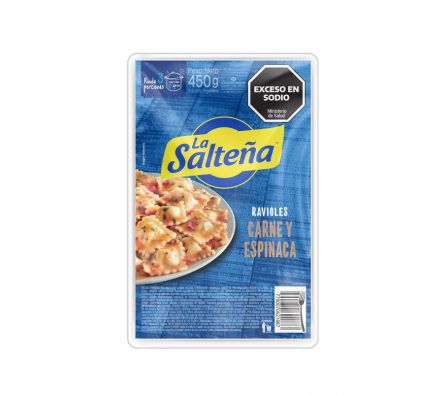 LA SALTEÑA RAVIOLES CARNE Y VERDURA 500GR