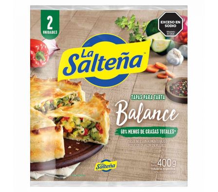 LA SALTEÑA TAPA PASCUALINA LIGHT 400GR 