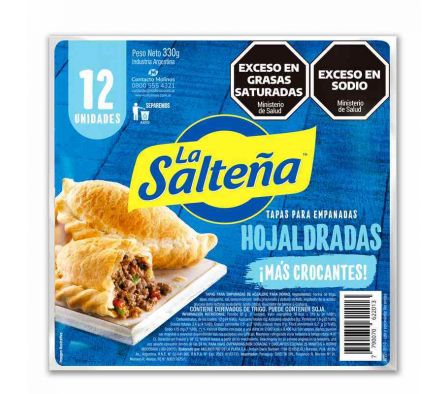 LA SALTEÑA TAPA EMPANADA HORNO 412GR