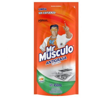 LIMPIADOR MR. MUSCULO ANTIGRASA COCINA 450ML