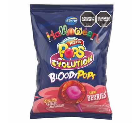 CHUPETIN MISTER POPS HALLOWEEN BLOODYPOPS 16G