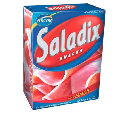 SALADIX JAMON 100 GR *24