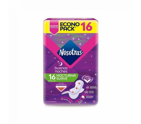 TOALLA HIGIENICA NOSOTRAS BUENAS NOCHES 14UN