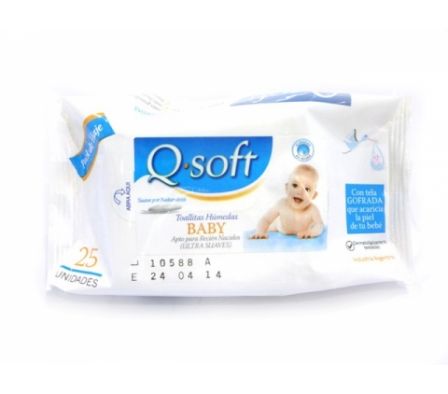 TOALLITAS HUMEDAS QSOFT CLASICA 25UN
