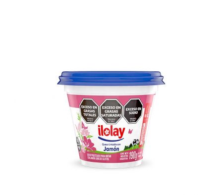 QUESO UNTABLE ILOLAY SABOR JAMON 190GR