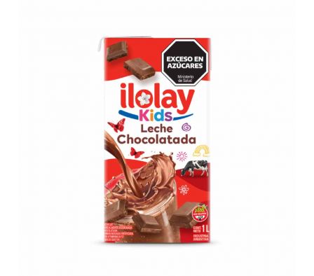 LECHE CHOCOLATADA ILOLAY CON VITAMINAS UAT 1L.