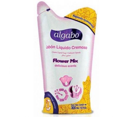 JABON LIQUIDO ALGABO DOY PACK FLOWER MIX 300