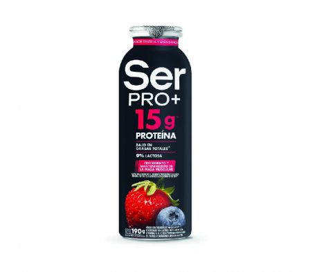 YOGUR SER PROTEIN FRUTILLA & ARANDANOS BOT 190GR