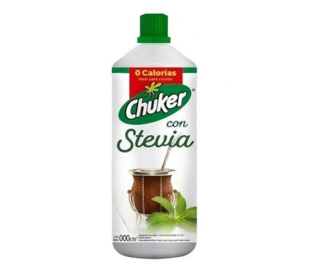 EDULC. CHUKER LIQ. C/STEVIA 600 ML