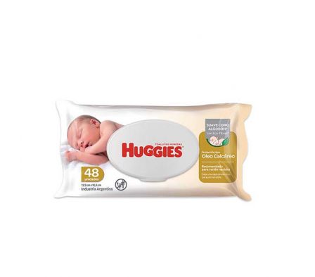 TOALLITAS HUMEDAS HUGGIES OLEO CARCAREO 48UN