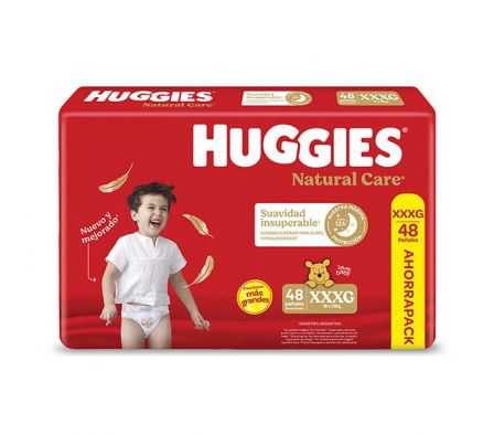 PAÑAL HUGGIES SUPREME CR  XXXL  AHORRO 48UNI