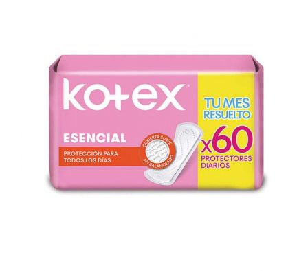 PROTECTOR DIARIO KOTEX CLASSIC PROT. ESENCIAL 60UN