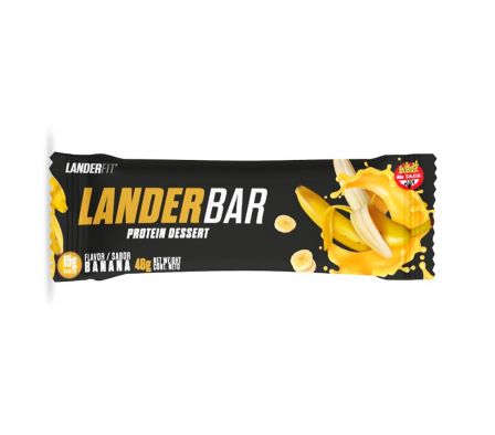 BARRITA DE CEREAL LANDERFIT SABOR BANANA 45GR