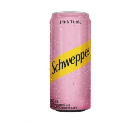 AGUA TONICA SCHWEPPES PINK TONIC LATA 310ML
