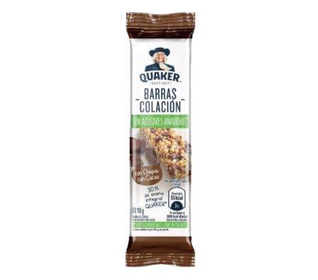 BARRA QUAKER CHISPA DE CHOCOLATE 18GR