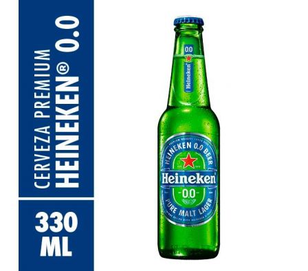 CERVEZA HEINEKEN BOTELLITA  0,0 330 ML