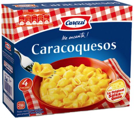 FIDEOS CAROZZI  CUATRO QUESOS 296 GR