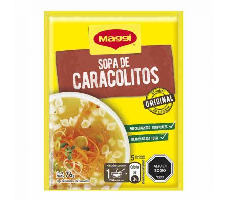 SOPA CARACOLITOS MAGGI 76GR