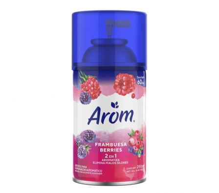 AROMATIZANTE AROM P/ DISPENSADOR FRAMBUESA 250ML 