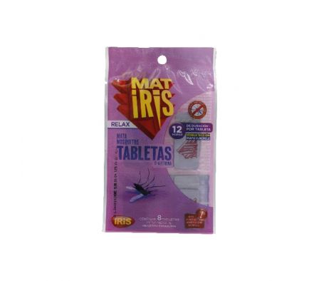 TABLETAS MATAMOSQUITOS MATIRIS RELAX SOBRE X 8UN