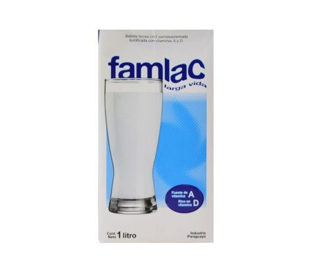 FAMLAC LECHE ENTERA TETRA 1 LT