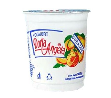 DOÑA ANGELA DURAZNO YOGHURT ENTERO 350  GR