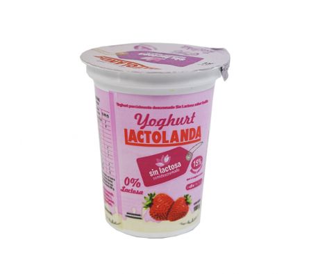 YOGUR LACTOLANDA SEMIDES. S/LACTOSA FRUTILLA 180GR