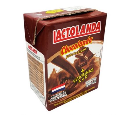 BEBIDA LACTEA LACTOLANDA CHOCOLATADA UAT 200ML